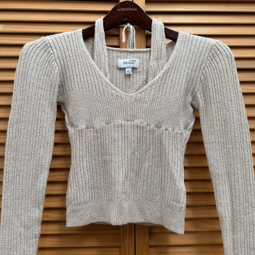 Pistola tan long sleeve sweater size XS - Picture 3 of 6